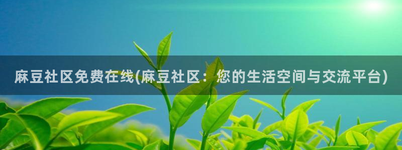 麻豆最新：麻豆社区免费在线(麻豆社区：您的生活空间与交流平台